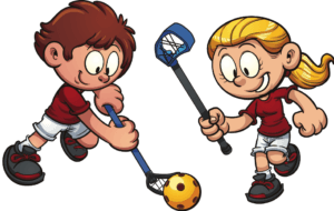 Unihockey Illustration